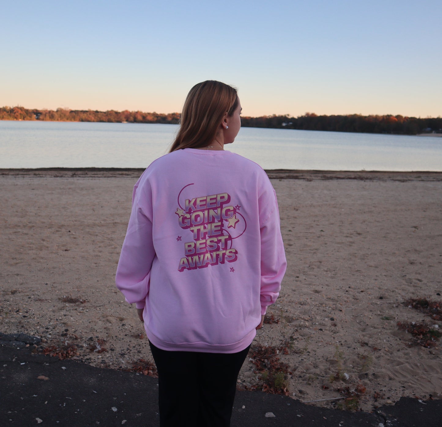 Keep Going The Best Awaits Crewneck