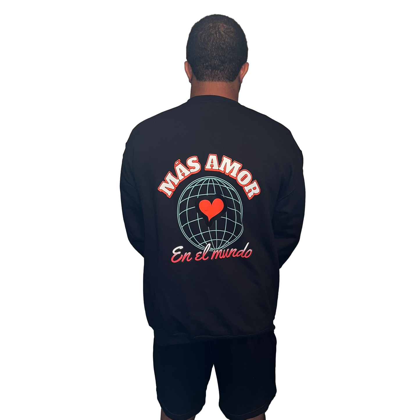 Más Amor En El Mundo Crewneck